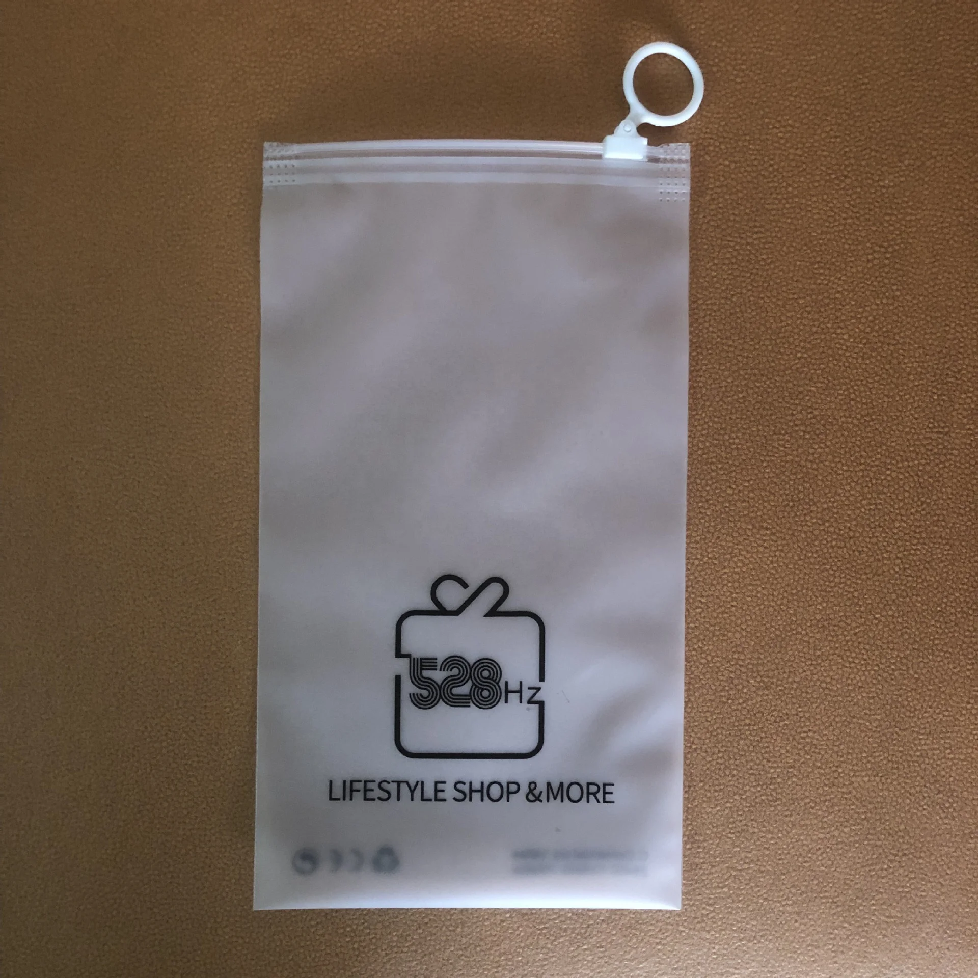 Wholesale high quality waterproof small pvc frosted zipper bag with pull ring