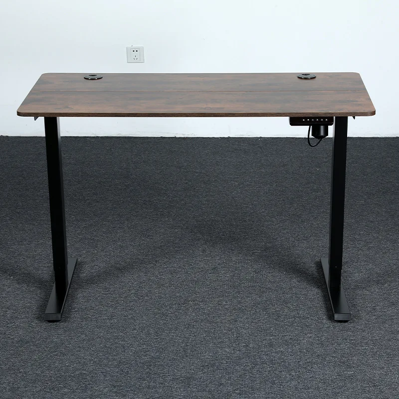 2023 New Arrival Adjustable Computer Table Office Pc Table Electric Height Standing Desk Metal Office Furniture Modern 800N