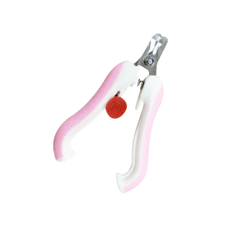 
stainless steel with abs plastic nail trimmer scissors for dogs cat scissors 