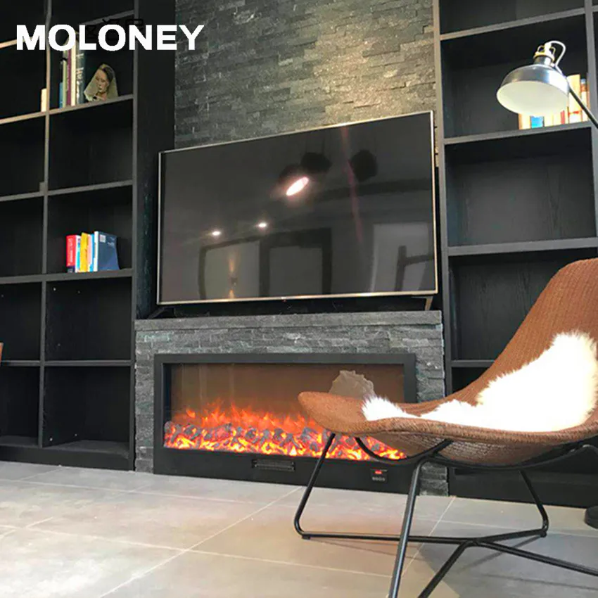 1300mm Pure decoration fireplace retail And wholesale screen flat indoor use electric fireplace without heat