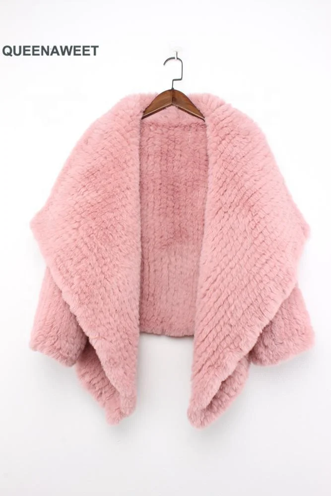 
Wholesale Hand made Fake Rex Rabbit Fur Coat Woman Custom Faux Fur Coat Jacket For Girl 