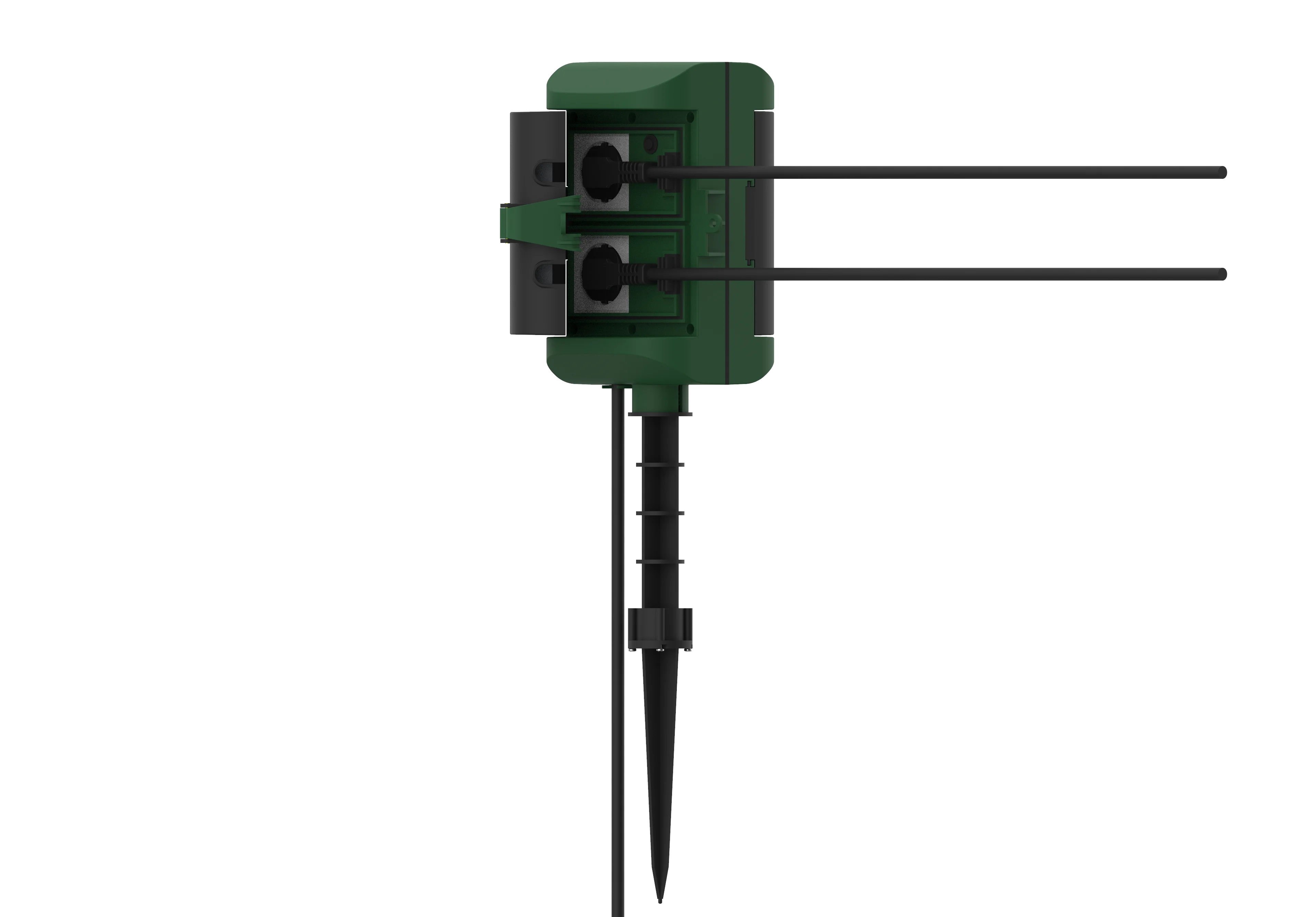 Super September New double america waterproof dc socket work with amazon alexa echo dot 4 smart power socket