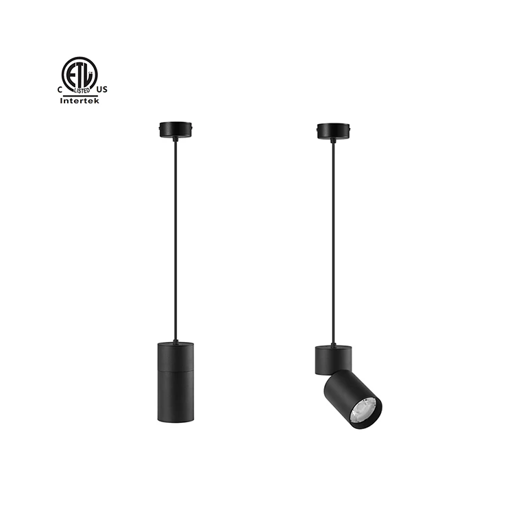 Master Series pendant folding 20w  track light system  triac dim livingroom kitchen cob track rail spotlights