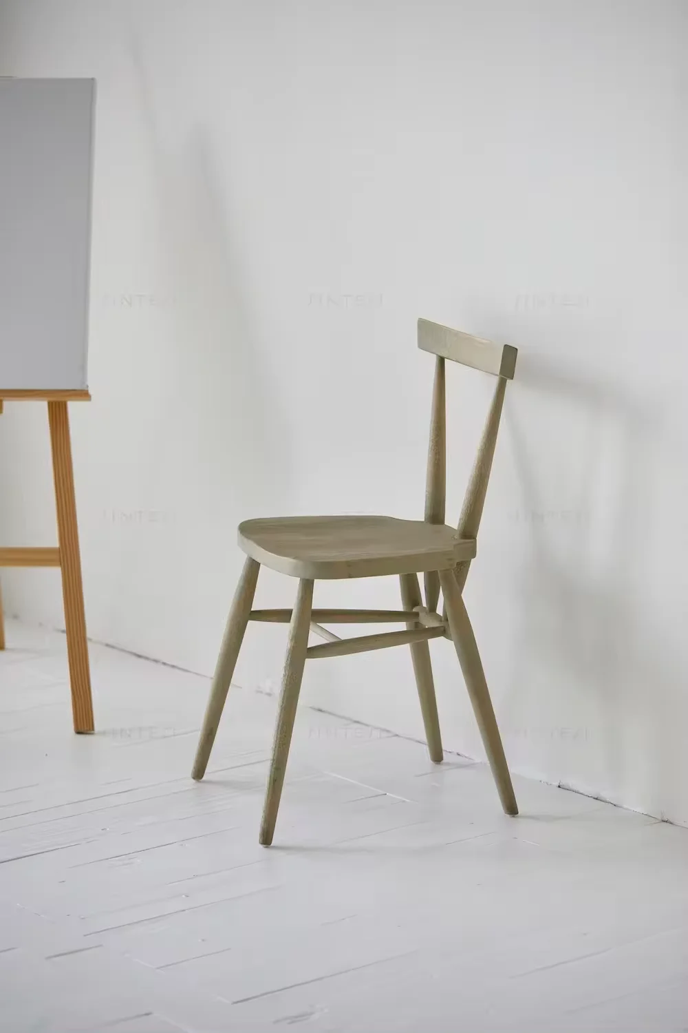 Antiquehouse Modern Vintage Dining Chairs 6 Wooden Home Furniture with Wabi Sabi Concept for Dining Room