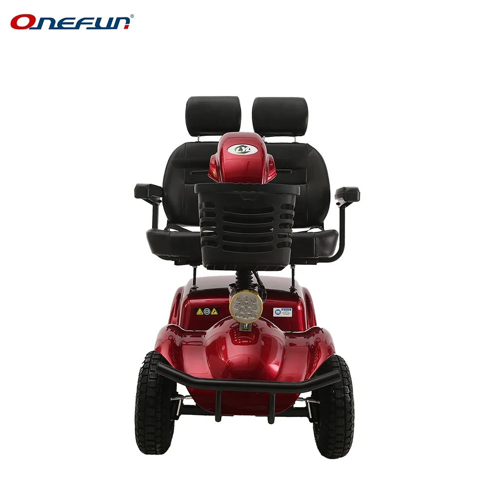 
large 2 seat foldable mobility scooter for elderly 