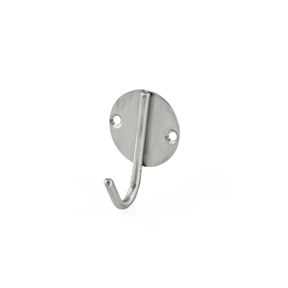High quality stainless steel single hook coat hook closet kitchen bathroom accessories