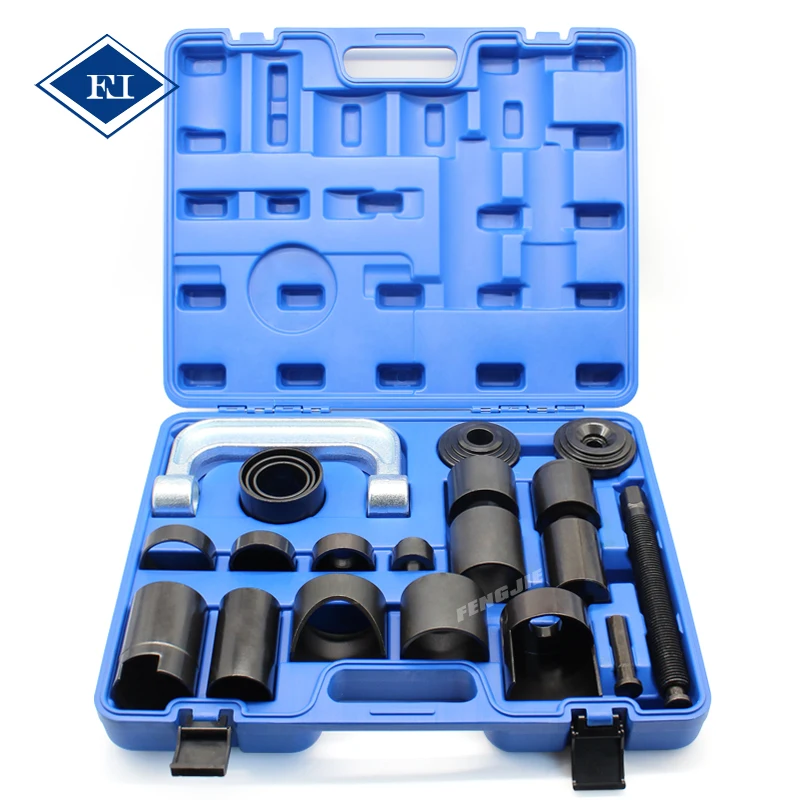 21 Pcs Ball Joint Press Remover Installer Tool Ball Joint Service Press U Joint Removal Kit With 4 Wheel Drive Adapters
