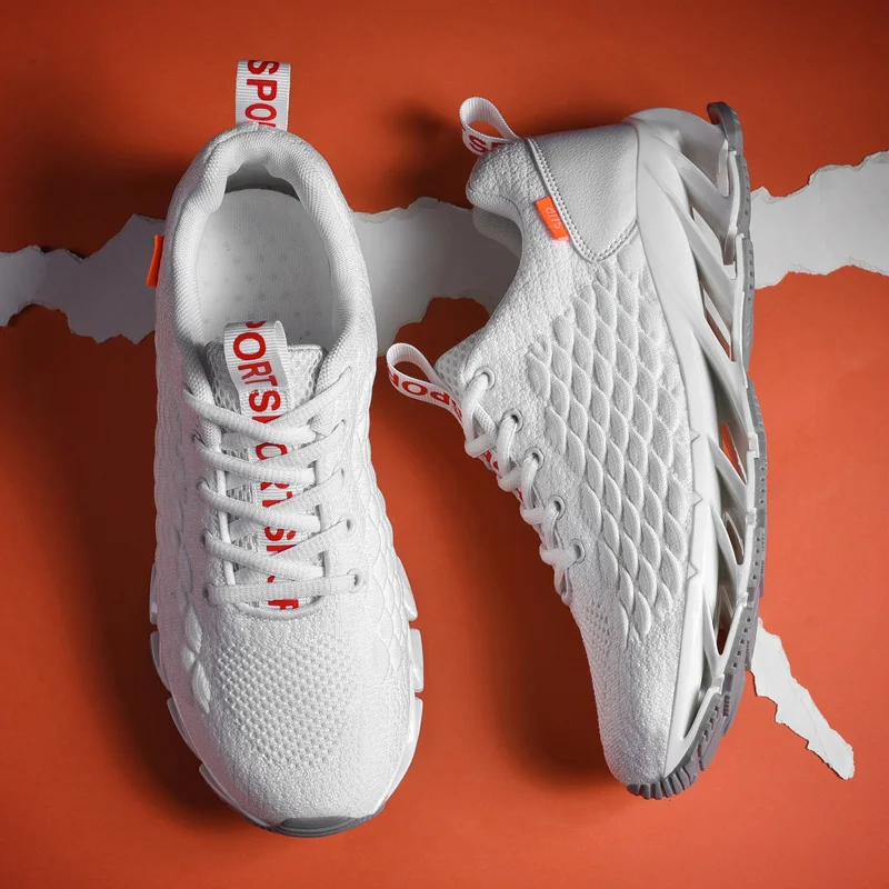 
Latest Design High-Tech Autumn Winter Blade Sole Women Men Sports Shoes Running Sneakers 