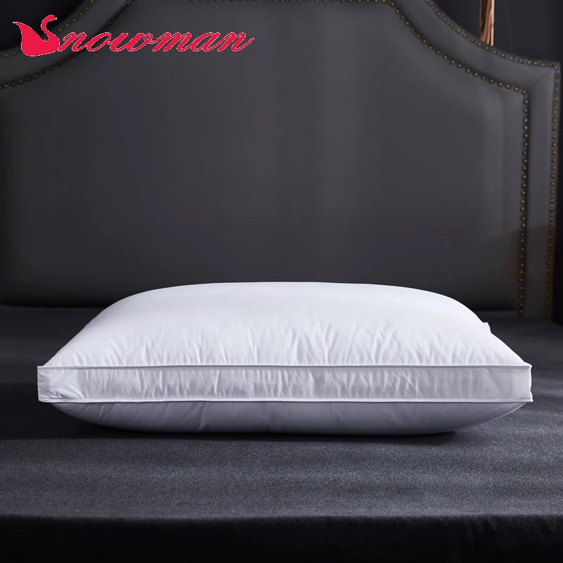 Hot Sale 100%Cotton Down Proof Cloth 5 Star Hotel Duck Feather Down Pillow