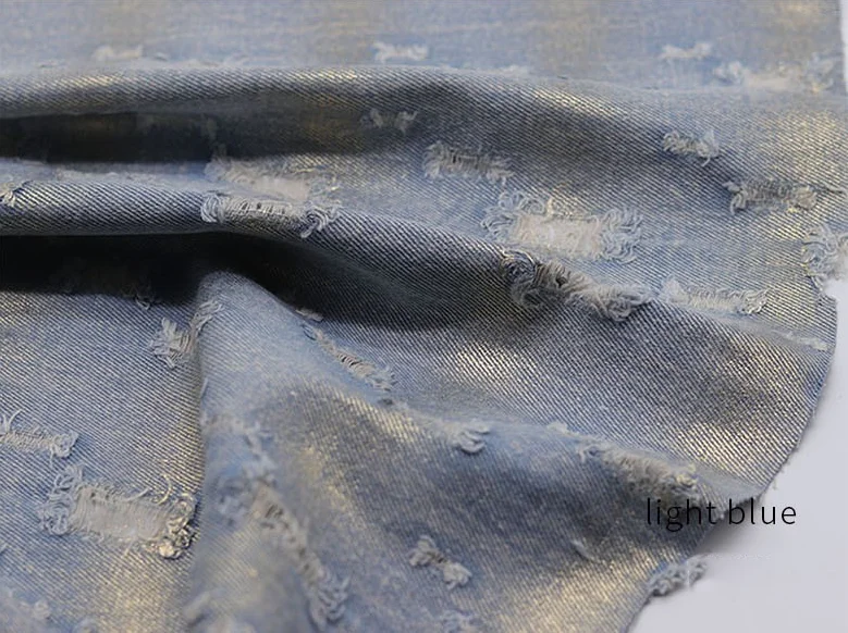 2024 New Design Denim Fabric High Quality Camouflage Coloured  Printed  Reflective Denim Fabric Roll