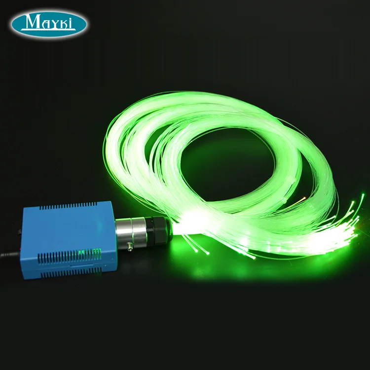 LLE-002 RGB color changing small led fiber optic light engine for car ceiling
