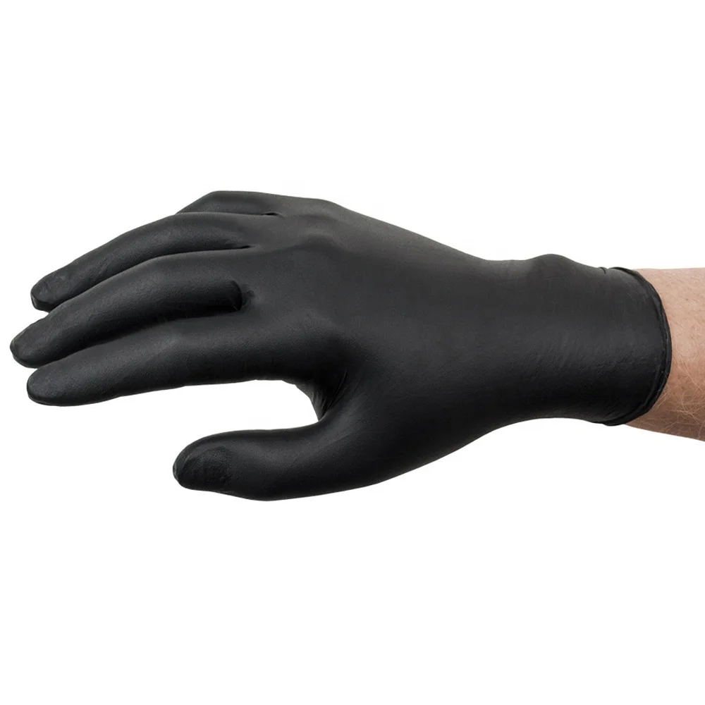 Tattoo Artists Hairdressing nitrile gloves Vets & Animal care disposable black nitrile gloves