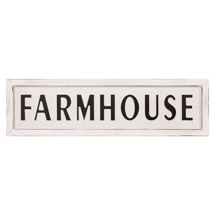 
Farmhouse Wall Enamel Wall Art For Home Decoration 