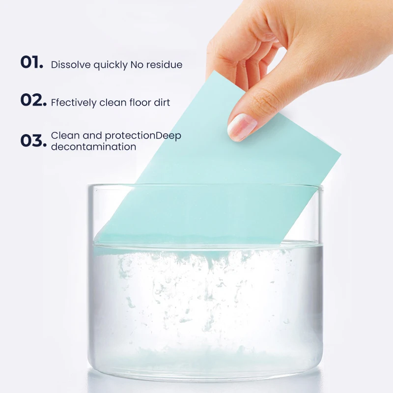 2022 Hot Selling Flake Solid Portable Floor Cleaning Tablet For Pet Floor Cleaning Dryer Sheets Softener