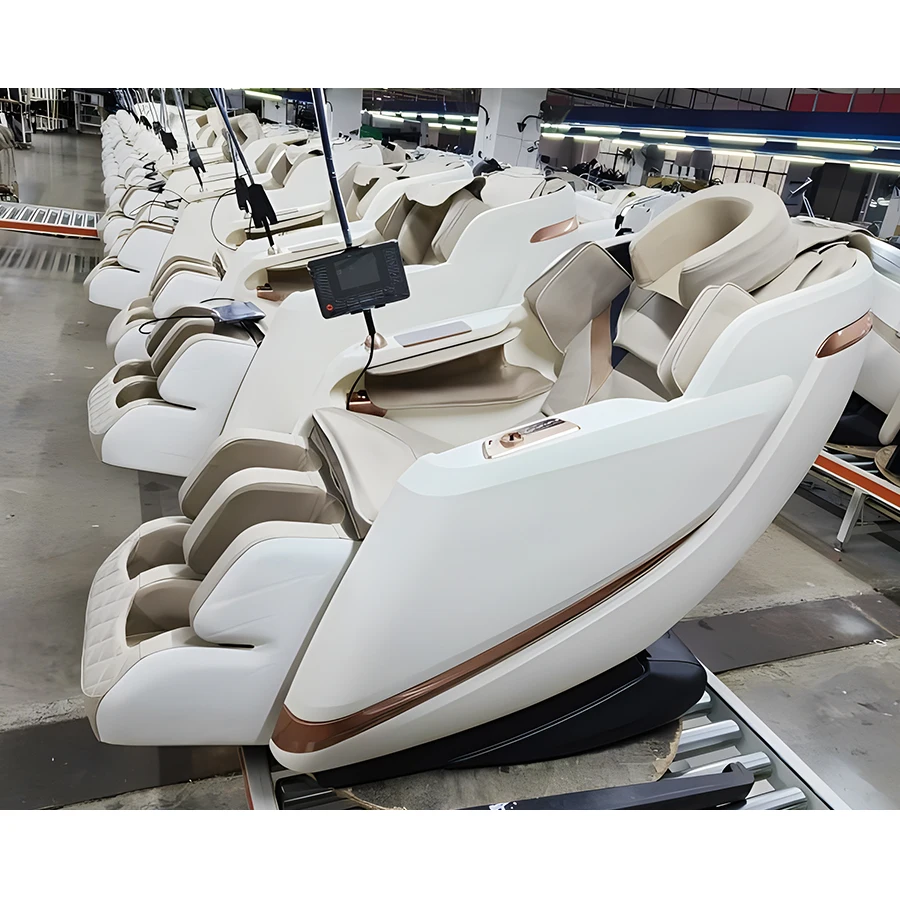Air Pressure Massage Armchair 4d Manual-Wired Control Massage Chair For Rolling