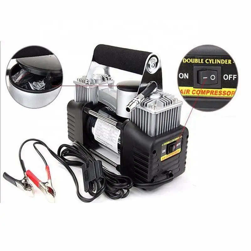 Portable Air Compressor Tire Inflator 12V DC Air Pump Car Tires with Digital Tire Pressure Gauge 150 Max PSI