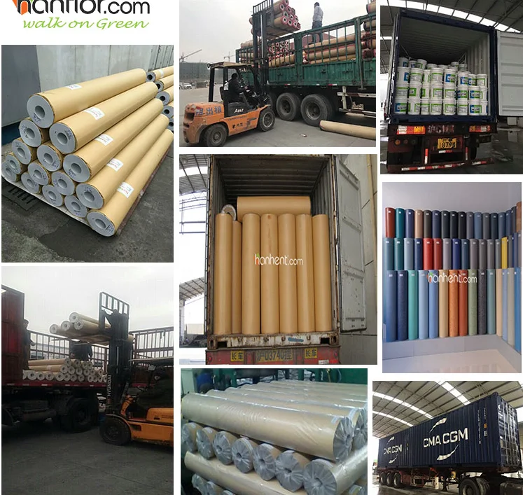 
Hot Sale no Formaldehyde virgin raw materials pvc roll pure vinyl flooring 