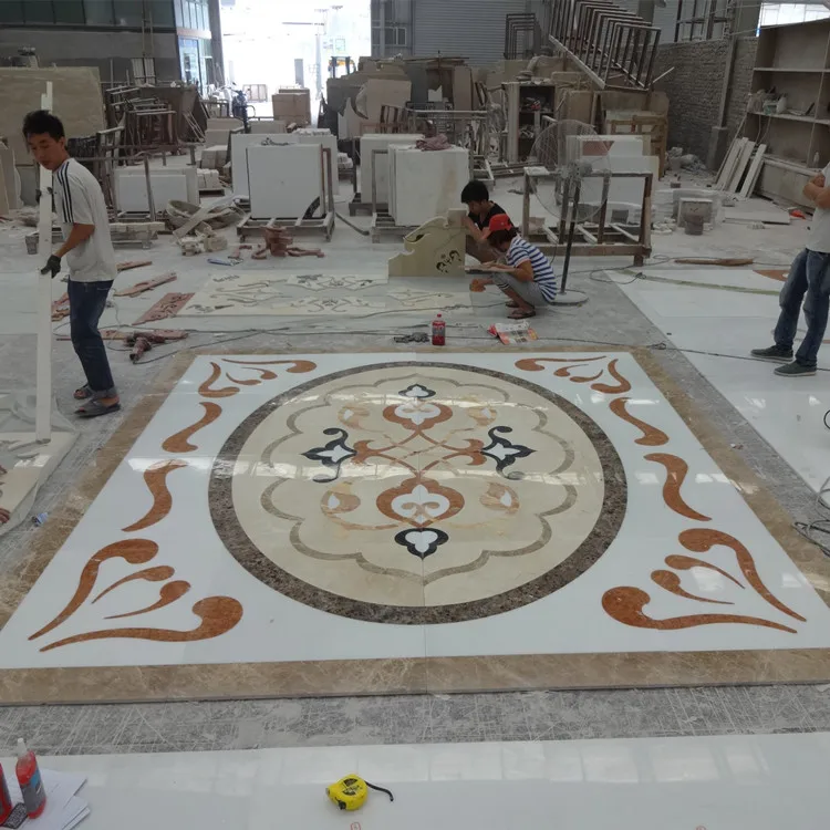 Wholesale High gloss Light emperador marble tiles for floor