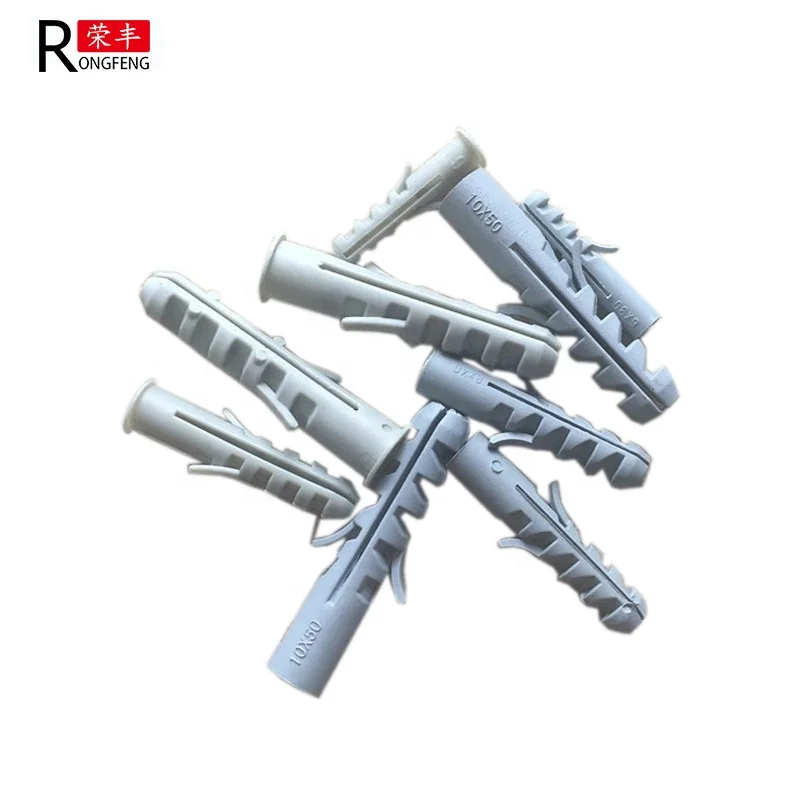 Multi-Size nylon expansion plastic wall plug anchor / Expand Nails With Screw Insulation Nails