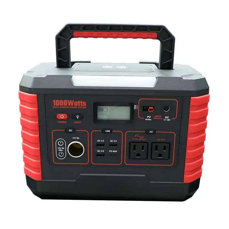 Jackery computations electric power station 1000w emergency backup battery power supply solar power generator