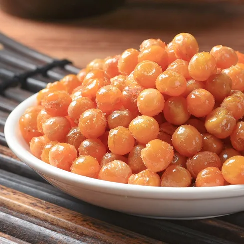 Китайский Новый отобранный вкус чеснока с зеленой фасолью Пряная зеленая фасоль хрустящая Гороховая закуска орехи жареный