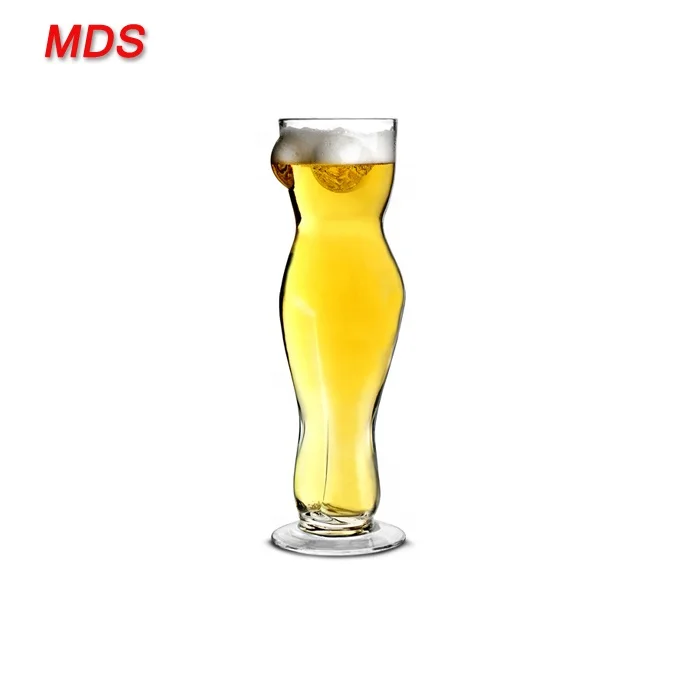 Best Selling Custom Sexy Woman Body Shaped Beer Glass