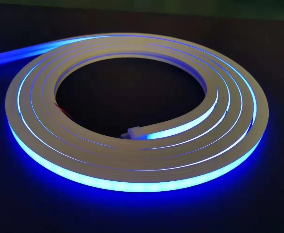 16x16 mm Dots -Free RGB 5050 24V Waterproof Flex Silicone LED Neon Strip Light