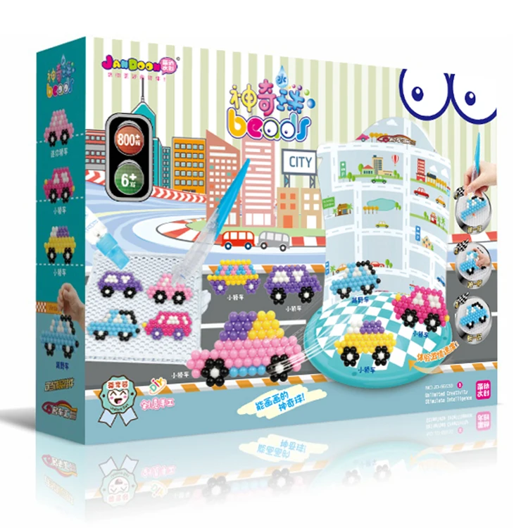 
Лидер продаж, Детские креативные бусины для творчества, искусство, Детские обучающие игрушки, волшебные липкие бусины водяного тумана 