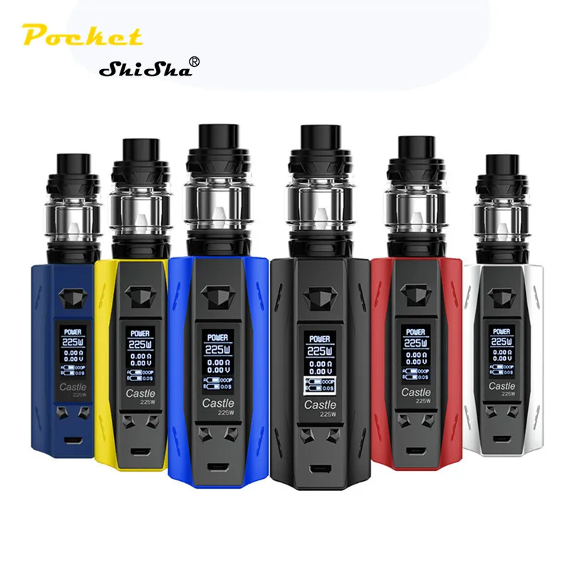 Оптом и продажи, оригинальные вездеходы Фотофон обычного замка Mini Vape Mod электронная Набор для начинающих с электронной сигаретой 200 Вт Vape мод коробка