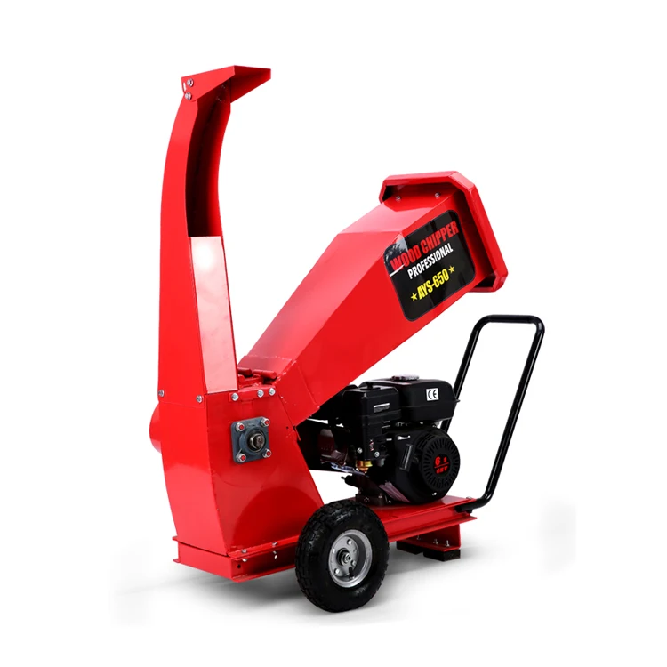 
6.5hp gasoline high quality wood pallet chipper shredder 