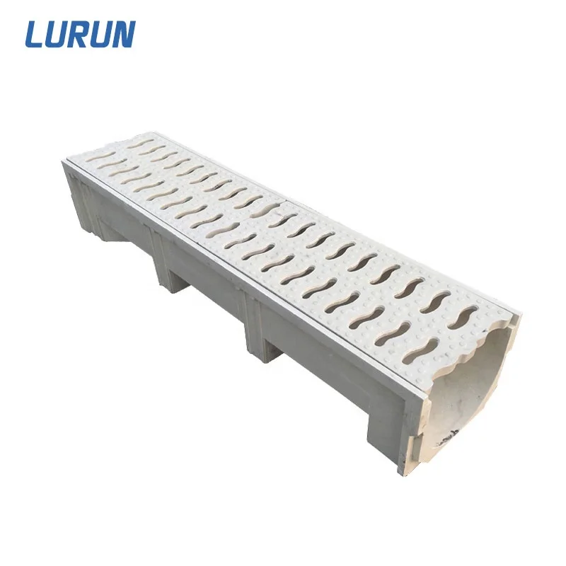 Professional Manufacturer Long Life gutterway Drainage Slot Rain Water frp Drainage ditch liner