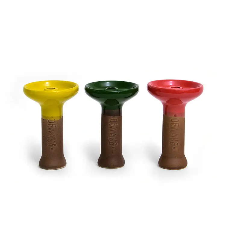 Hot Sales New Heated Ceramics Charcoal Holder Hookah Bowl Clay Shisha Head Hookah Bowl