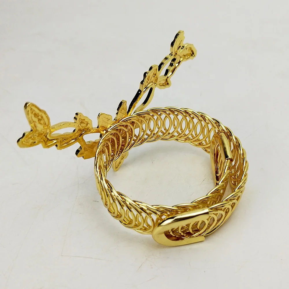 gold plated flower curtain buckles curtain clips