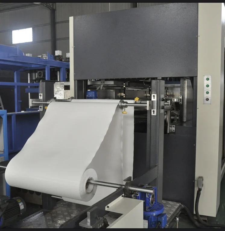 full automatic arge blister plate vacuum forming machine luggage dongguan