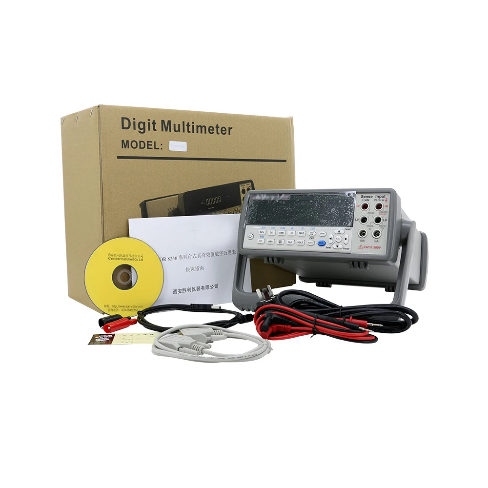8246A 55000 Desktop  Digital Multimeter with 1000V 10A range 0.025 % Accuracy