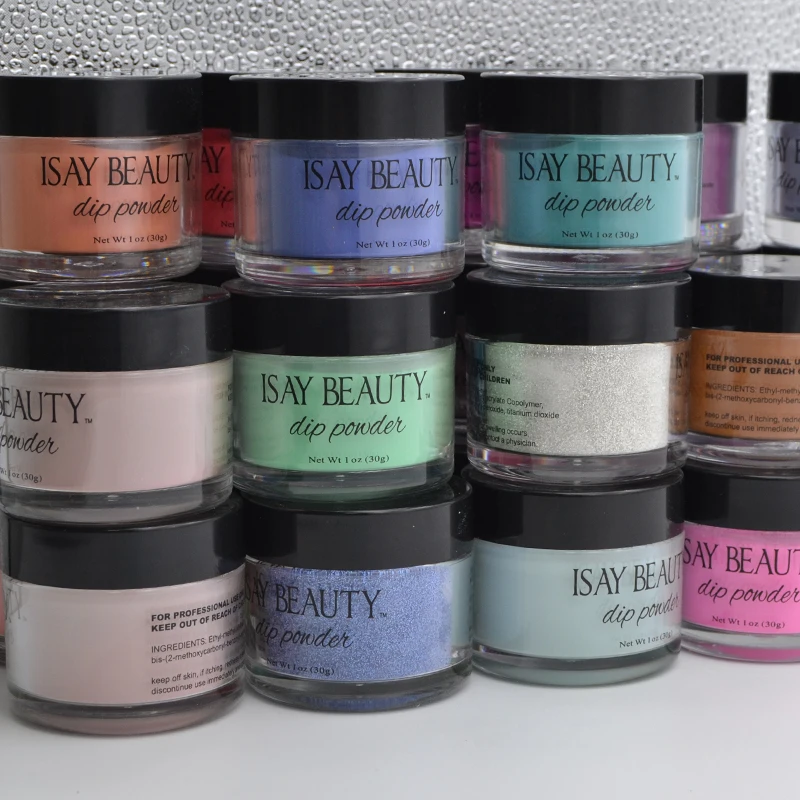 Лидер продаж 500 цветов порошковый Быстросохнущий порошок изменяющий цвет акриловый полимерный