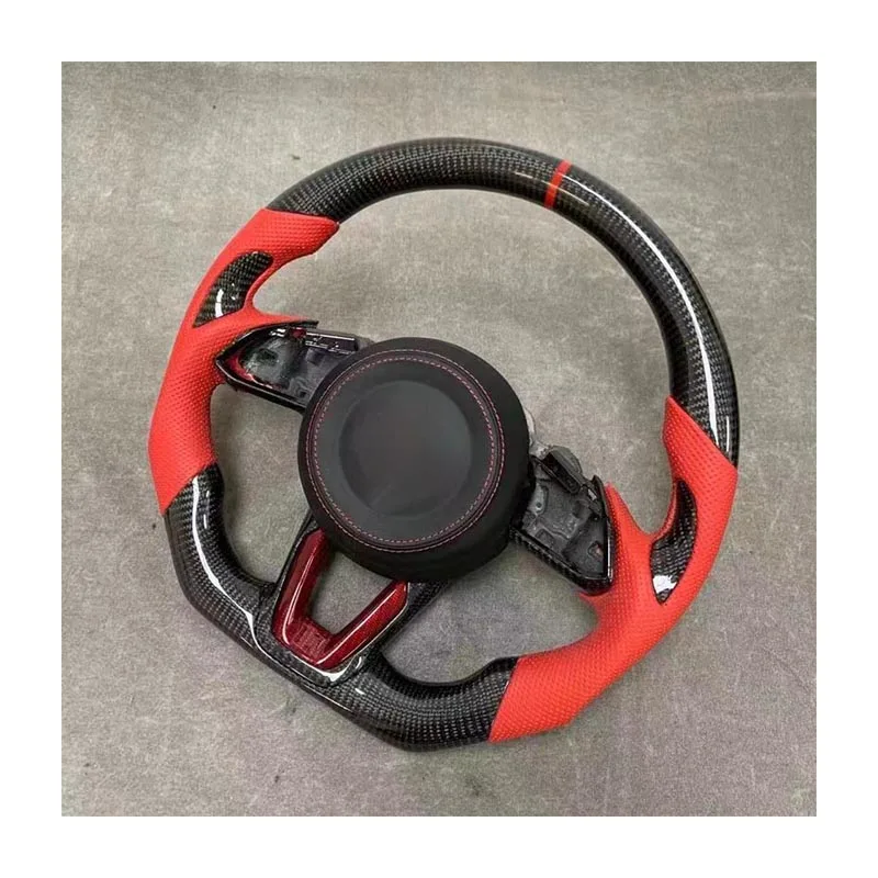 Racing custom car interior accessories carbon fiber steering wheel for Mazda 3 Mazda 6 cx5 rx8 mx5 cx9 cx30