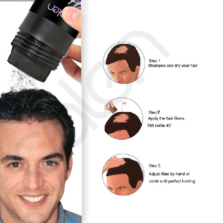 Oalen Wholesale 27.5g Hairline Powder Completely Conceals Hair Loss Hair Building Fiber