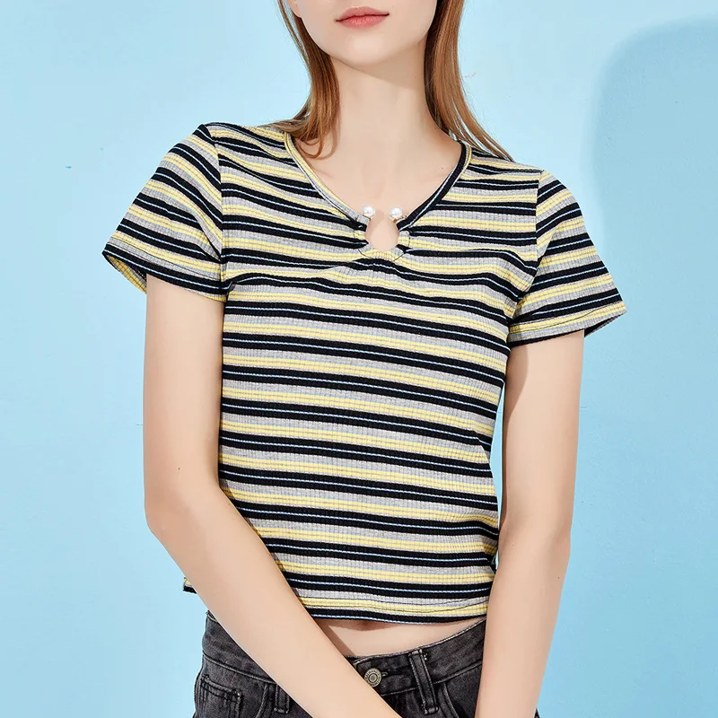 
custome made 100% cotton hight quality t-shirt wholesale knitting shirt blouse 