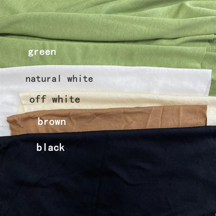 100% mulberry silk jersey knit silk knitted fabric for single round knitting fabric