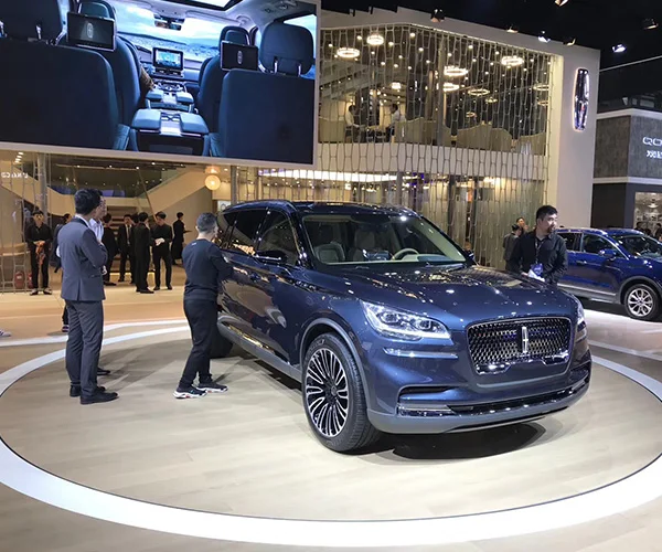 Hot-dip galvanized carbon steel plate/aluminum alloy/stainless steel car turntable