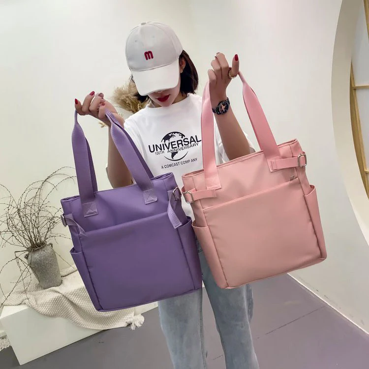 Customized logo Women Printed  Long Strap Shoulder tote shopping bag Ladies handbags for women