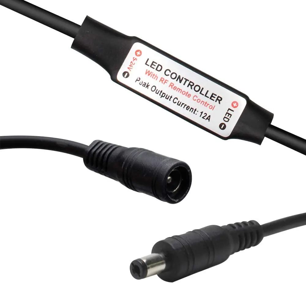 RF 11 ключ Диммер пульт дистанционного управления для светодиодной полосы света один цвет 5050 3528 DC 12 В свет разъем