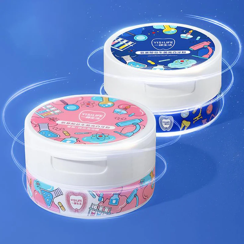 Wholesale Private Label Probiotic Brightening And Cleansing Tooth Powder Whitening Teeth 50g