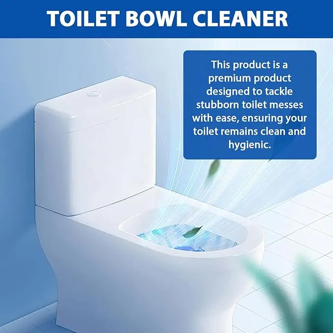 Toilet Oxygen Powder Purification Toilet Cleaner Strong Decontamination Yellow Deodorization Foaming Toilet Cleaning Powder