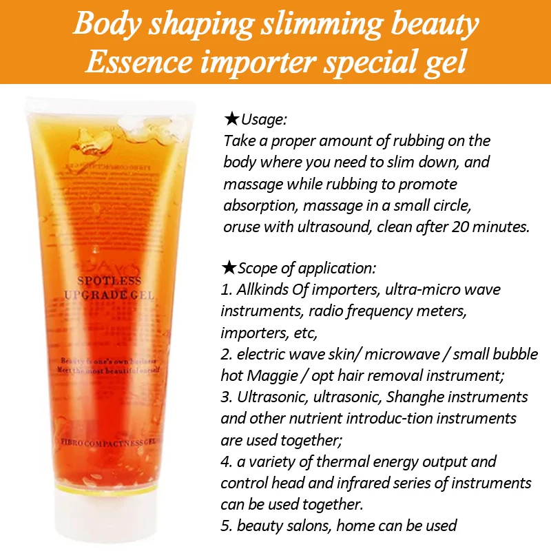 Ultrasonic Gel Conductor Radiofrecuencia for Face Body EMS Galvanic RF Devices Conductive Gel