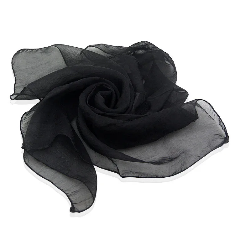 High Quality 45 x 45 cm Chiffon silk scarf Magic Scarf Magic Handkerchief Juggling Silk Dance Scarves