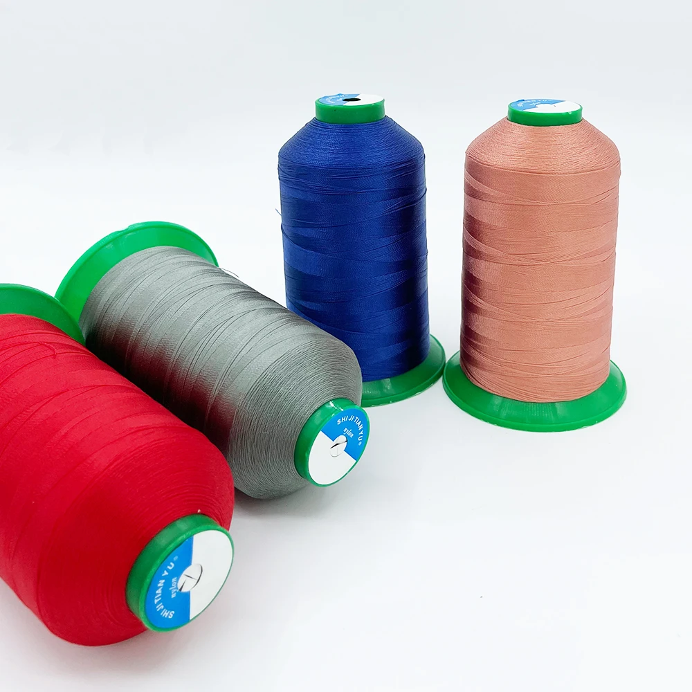 Factory price Polyester filament sewing thread and leather thread shoe sewing