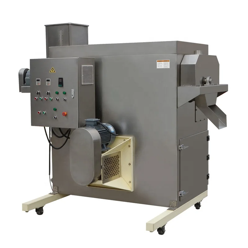 
DG Machinery Automatic Sweet Chocolate Mushroom Caramel Multi-flavored Popcorn Hot Air Popper Machine Production Line 