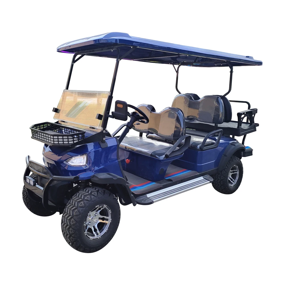 6 Passenger Capacity Golf Carts Off Road Golf Cart With Curtis Controller